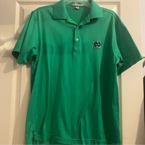 Notes Dame Fighting Irish Peter Millar Polo Small